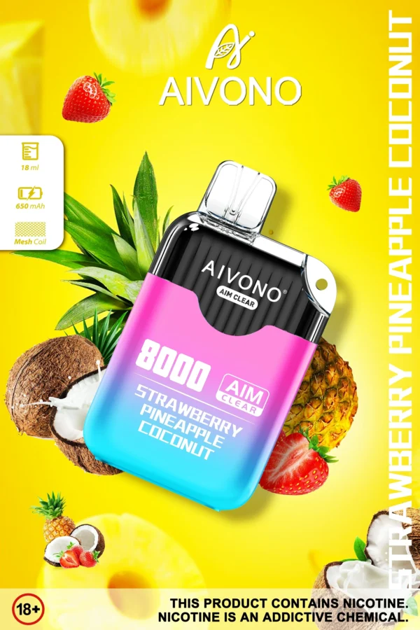 AIVONO AIM CLEAR 8000 Rookwolken 74 geschaald